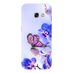 Чехлы с Цветами для Samsung Galaxy A5 2017 / A520 / A520F (VPrint) (Бабочка на цветочке)
