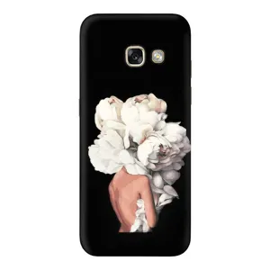 Чехлы (ART) Цветы на Samsung Galaxy A5 2017 / A520 / A520F (VPrint) (Белые цветы)