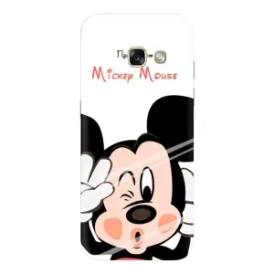Эксклюзивный чехол для Samsung Galaxy A5 2017 / A520 / A520F (AlphaPrint - Мультяшные) (Маус Микки)