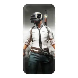 Чехол PUBG для Самсунг А5 2017 (AlphaPrint) (Пабг мен)