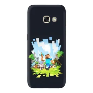 Чохол Майнкрафт на Samsung Galaxy A5 2017 / A520 / A520F (AlphaPrint) Minecraft (персонажі Minecraft)