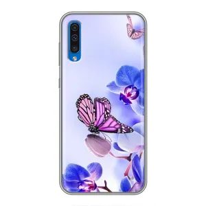 Чехлы с Цветами для Samsung Galaxy A50 2019 (A505F) (VPrint) (Бабочка на цветочке)