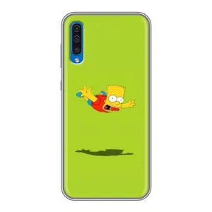 Чехол с Симпсонами для Samsung Galaxy A50 2019 (A505F) (VPrint) (Барт Симпсон)