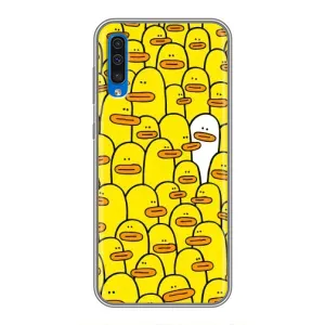 Чохол з принтом для Самсунг Галаксі А50 2019 (А505Ф) - (Прикольні) (AlphaPrint) (Біла уточка)