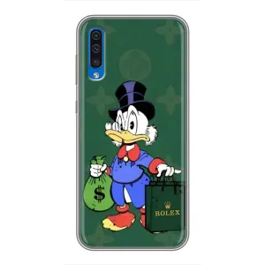 Чехли для Samsung Galaxy A50 2019 (A505F) - Скрудж МакДак Louis Vuitton (PREMIUMPrint) (Богата Утка)