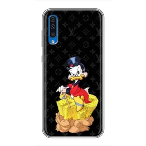 Чехли для Samsung Galaxy A50 2019 (A505F) - Скрудж МакДак Louis Vuitton (PREMIUMPrint) (Богатство Макдака)