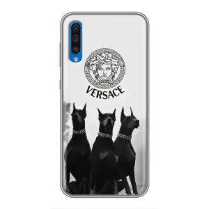 Чохли VERSACE для Самсунг Галаксі А50 2019 (А505Ф) (PREMIUMPrint) (Доберман Версаче)