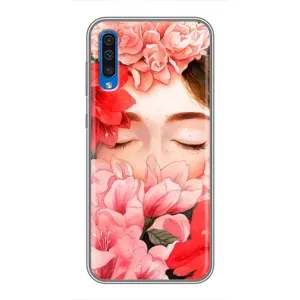 Чехлы (ART) Цветы на Samsung Galaxy A50 2019 (A505F) (VPrint) (Очі в квітах)