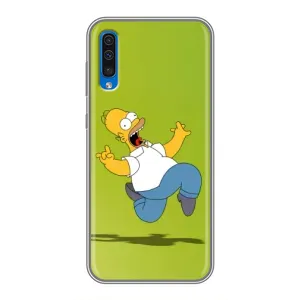 Чехол с Симпсонами для Samsung Galaxy A50 2019 (A505F) (VPrint) (Гомер Симпсон)