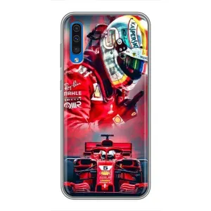 Чохли з Машинами на Самсунг Галаксі А50 2019 (А505Ф) (VPrint) (Гонщик)