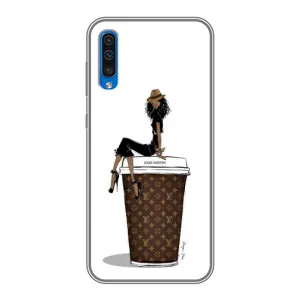 Чохли Луі Вітон для Samsung Galaxy A50 2019 (A505F) (AlphaPrint - LOUIS VUITTON) (кава LOUIS VUITTON)