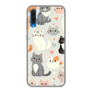 Чохол з малюнком кіт на Samsung Galaxy A50 2019 (A505F) (Колаж котів)