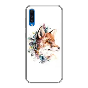 Чохли з картинкою Лисичка для Samsung Galaxy A50 2019 (A505F) (VPrint) (Лиса в квітах)