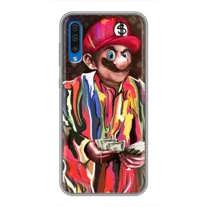 Бренднові Чохли для Samsung Galaxy A50 2019 (A505F) - (PREMIUMPrint) (Mario LV)