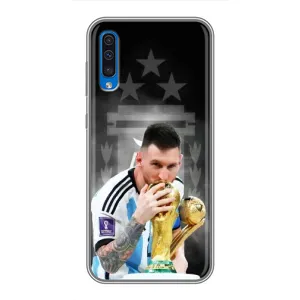 Чехлы для Samsung Galaxy A50 2019 (A505F) (Leo чемпион) (AlphaPrint) (Месси Чемпион)