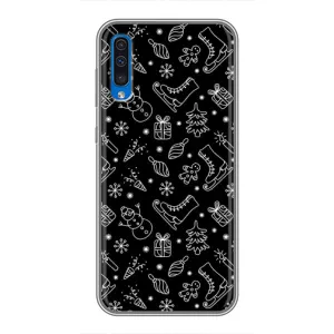 Новорічні, Святкові Чохли для Samsung Galaxy A50 2019 (A505F) - 2024 год (Новорічний фон)