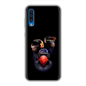 Чохол з Мавпами Samsung Galaxy A50 2019 (A505F) - (AlphaPrint) (Три мавпи)