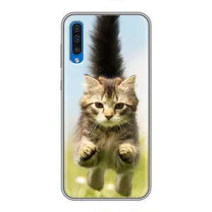 Чохли з Котиками для Samsung Galaxy A50 2019 (A505F) (VPrint) (Прижок кота)