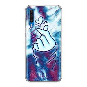 Чохол з принтом «Радужне серце» для Samsung Galaxy A50 2019 (A505F)