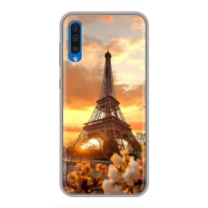 Чохол Ейфелева Вежа Samsung Galaxy A50 2019 (A505F) - (AlphaPrint) (Сонячня вежа)