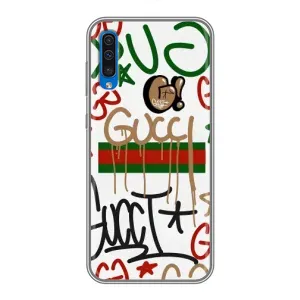 Бренднові Чохли для Samsung Galaxy A50 2019 (A505F) - (PREMIUMPrint) (Стиль GUUCI)