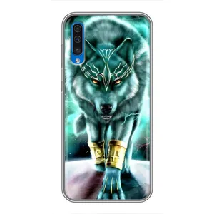 Захисні чохли для Самсунг Галаксі А50 2019 (А505Ф) (AlphaPrint) (ХІТ продаж) ВОВК (Яскравий вовк)
