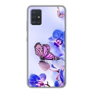 Чехлы с Цветами для Samsung Galaxy A51 5G (A516) (VPrint) (Бабочка на цветочке)