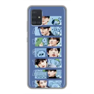 Чохли BTS для Samsung Galaxy A51 5G (A516) (AlphaPrint) (Bangtan)