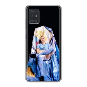 Чохли з футболістом Ерлінг Холанд для Samsung Galaxy A51 5G (A516) (AlphaPrint) (футболіст Холанн)