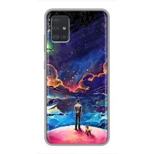 Космические Чехлы для Самсунг А51 (5G) (VPrint) (Галактический вид)