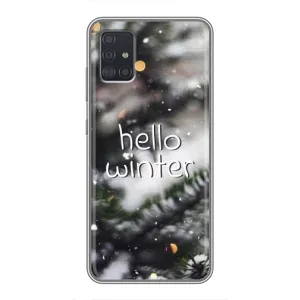 Новорічні, Святкові Чохли для Samsung Galaxy A51 5G (A516) - 2024 год (Hello winter)