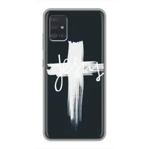Чехол для Samsung Galaxy A51 5G (A516) (AlphaPrint) - (Христианские) (Иисус)