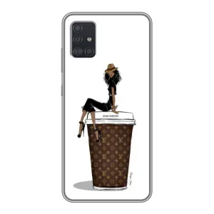 Чохли Луі Вітон для Samsung Galaxy A51 5G (A516) (AlphaPrint - LOUIS VUITTON) (кава LOUIS VUITTON)