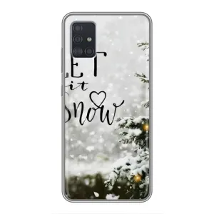Новорічні, Святкові Чохли для Samsung Galaxy A51 5G (A516) - 2024 год (Let it snow)