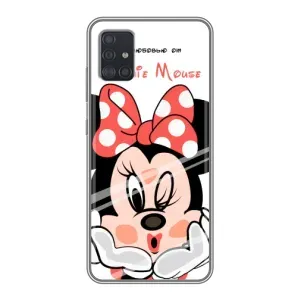 Міккі Маус чохол для Samsung Galaxy A51 5G (A516) (AlphaPrint - Мультяшні) (Маус Мінні)