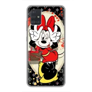 Чохол Disney Mouse Samsung Galaxy A51 5G (A516) (PREMIUMPrint) (Мінні peace)