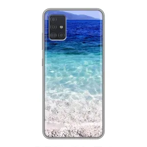 Силиконовый чехол с КАРТИНКАМИ лето для Samsung Galaxy A51 5G (A516) (AlphaPrint) (Море)
