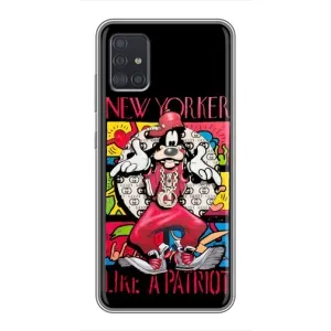 Популярні Чохли з картинками для Samsung Galaxy A51 5G (A516) (Мультяшний Волк)