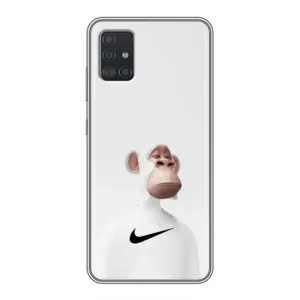 Чехлы с Обезьянами NFT для Samsung Galaxy A51 5G (A516) (AlphaPrint) (обезьяна NFT Nike)