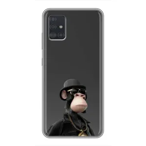 Чехлы с Обезьянами NFT для Samsung Galaxy A51 5G (A516) (AlphaPrint) (Обезьяна NFT)