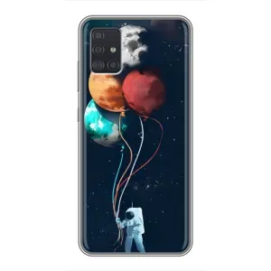 Космические Чехлы для Самсунг А51 (5G) (VPrint) (Планеты шарики)