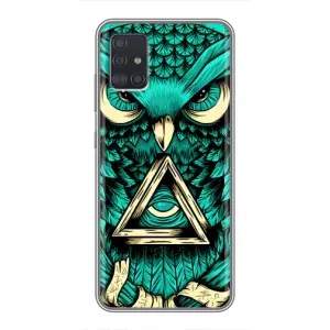 Чехол с птицами на Samsung Galaxy A51 5G (A516) (VPrint) (Сова с глазом)