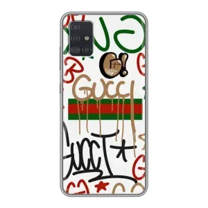 Бренднові Чохли для Samsung Galaxy A51 5G (A516) - (PREMIUMPrint) (Стиль GUUCI)