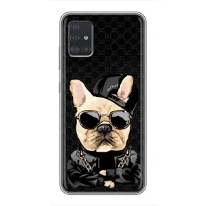 Чохли з крутими принтами для Samsung Galaxy A51 5G (A516) - (PREMIUMPrint) (Стильна собака)