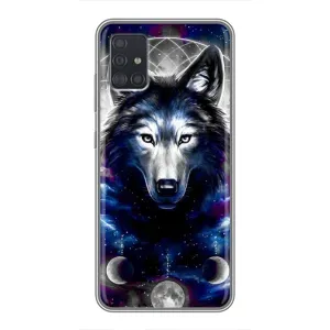 Защитные чехлы для Самсунг А51 (5G) (AlphaPrint) (ХИТ продаж) ВОЛК (Волк)