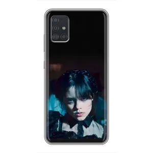 Чохли Венсдей на Samsung Galaxy A51 5G (A516) Уенсдей (AlphaPrint) (погляд Венздей)