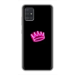 Чохол з Короною Samsung Galaxy A51 5G (A516) - (AlphaPrint) (Яскрава корона)