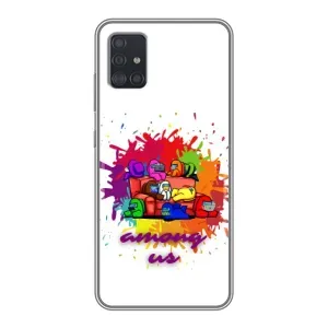 Чехол Амонг Ас для Samsung Galaxy A51 5G (A516) (AlphaPrint) (Яркий АмонгАс)