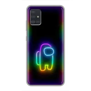 Чехол Амонг Ас для Samsung Galaxy A51 5G (A516) (AlphaPrint) (Яркий скин)
