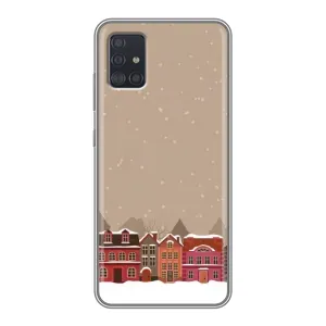 Новорічні, Святкові Чохли для Samsung Galaxy A51 5G (A516) - 2024 год (Зимове місто)